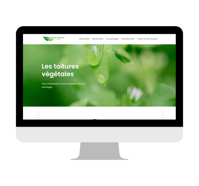 Création de site web pour une entreprise de toiture végétales à Genève