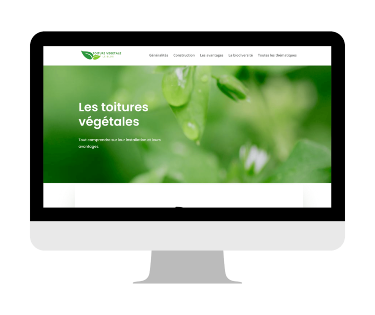 Création de site web pour une entreprise de toiture végétales à Genève
