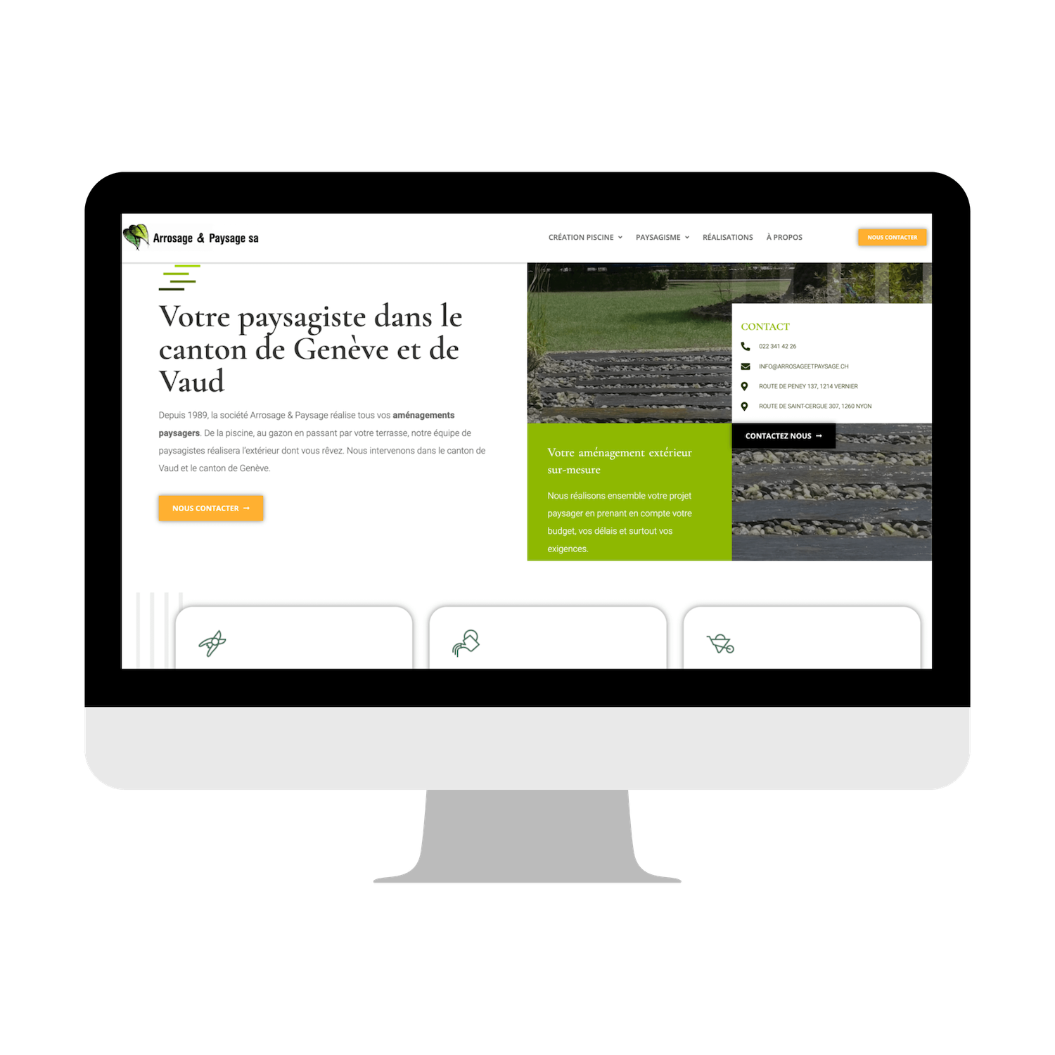 Réalisation site web par freelance en Suisse