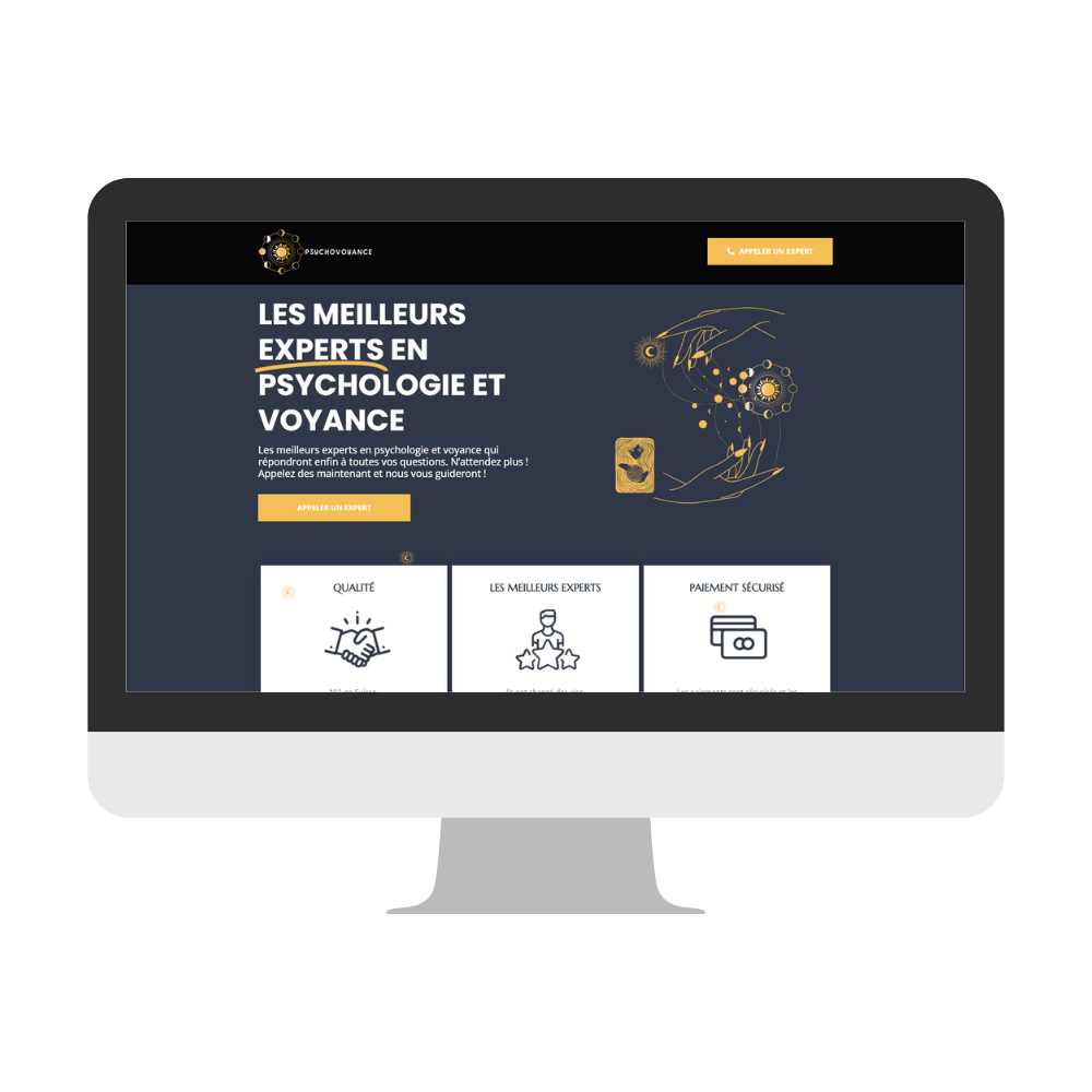 Psychovoyance - Création de site